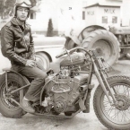 E.J. Potter,1950-60's drag racer-on Bloody Mary front is H-D Quelle
